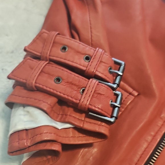Red Leather Jacket - Picture 5 of 16